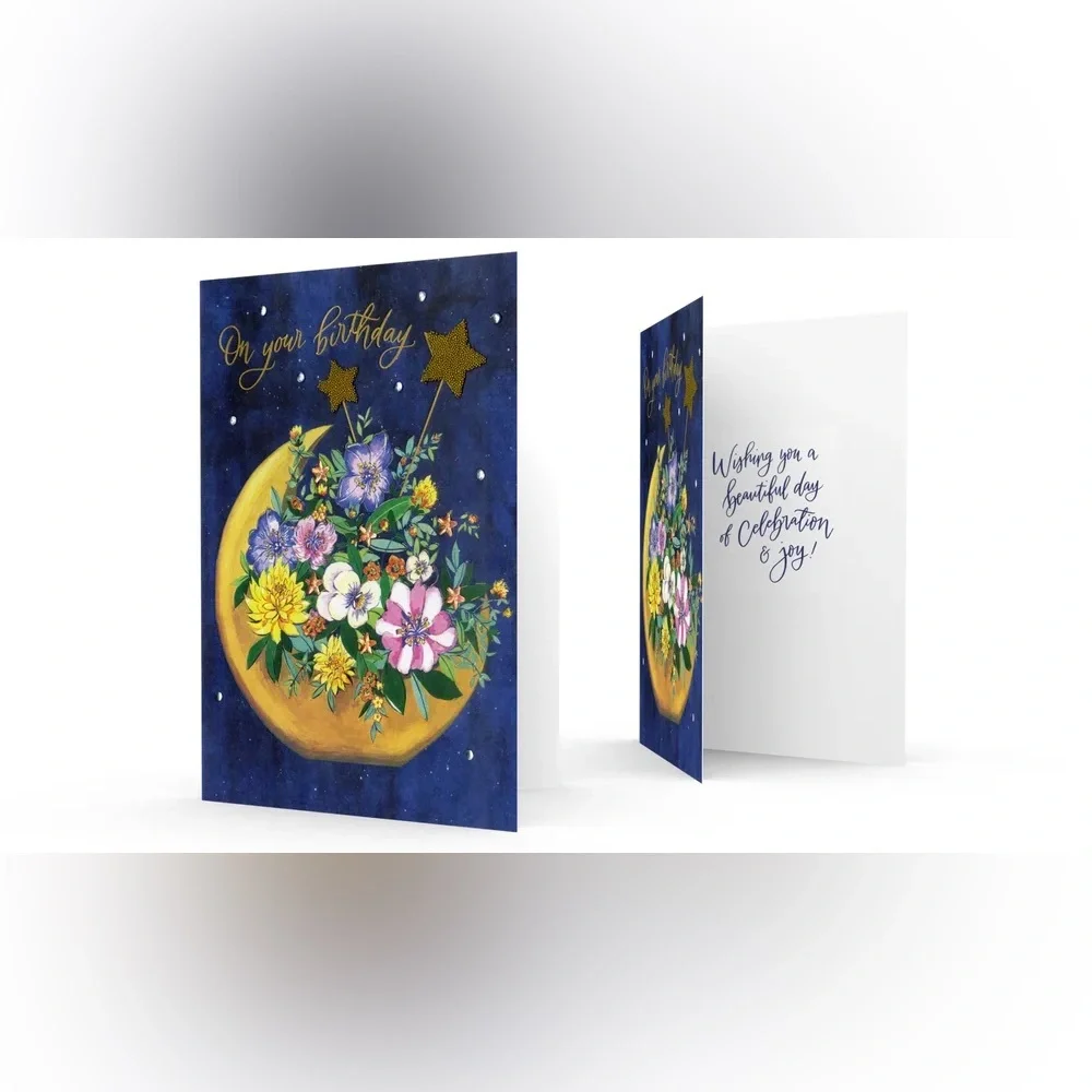 🆕Papyrus Floral Birthday Greeting Card